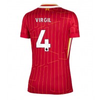 Liverpool Virgil van Dijk #4 Domaci Dres za Ženska 2024-25 Kratak Rukav